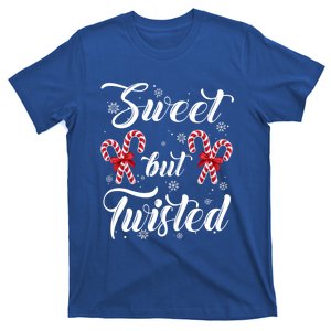 Sweet But Twisted Candy Cane Christmas Hat Funny Funny Gift Cool Gift T-Shirt