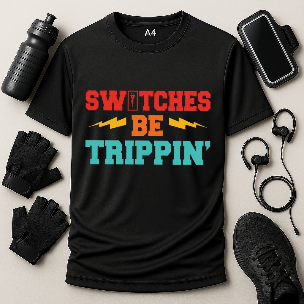 Switches Be Trippin Vintage Cooling Performance Crew T-Shirt
