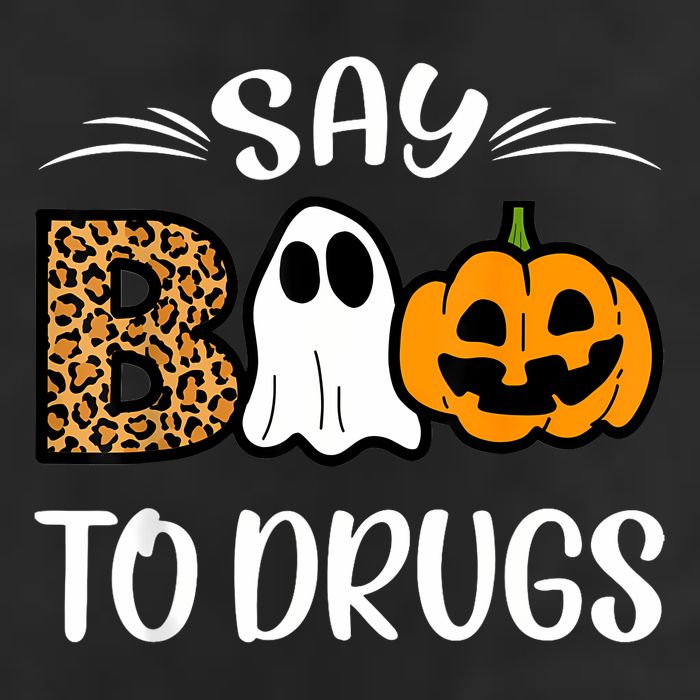 Say Boo To Drugs Red Ribbon Week Awareness Funny Halloween Beanie