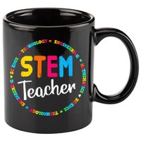 STEAM Back To School STEM Teacher 11oz C Handle Ceramic Mug