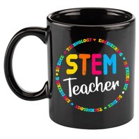 STEAM Back To School STEM Teacher 11oz C Handle Ceramic Mug