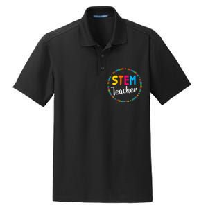 STEAM Back To School STEM Teacher Dry Zone Grid Polo