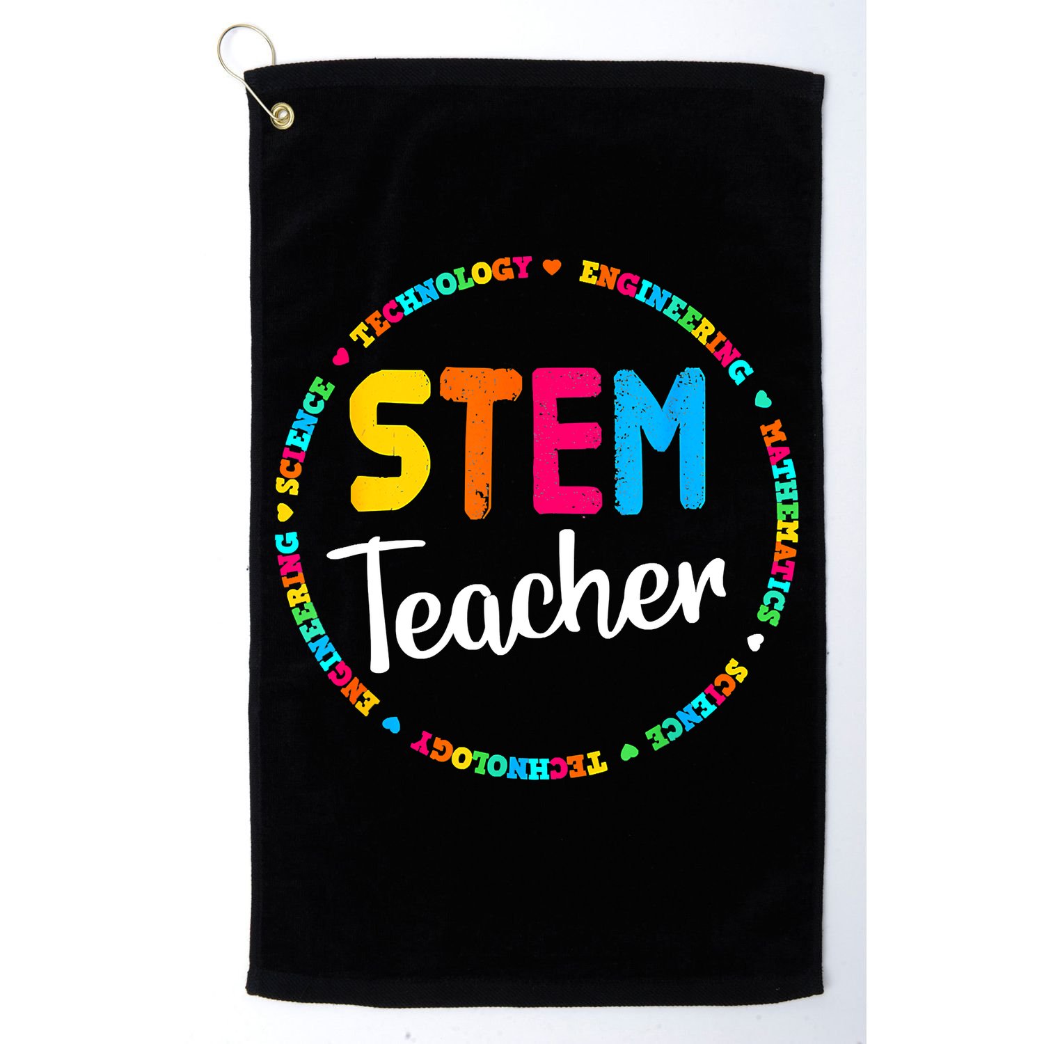 STEAM Back To School STEM Teacher Golf Towel