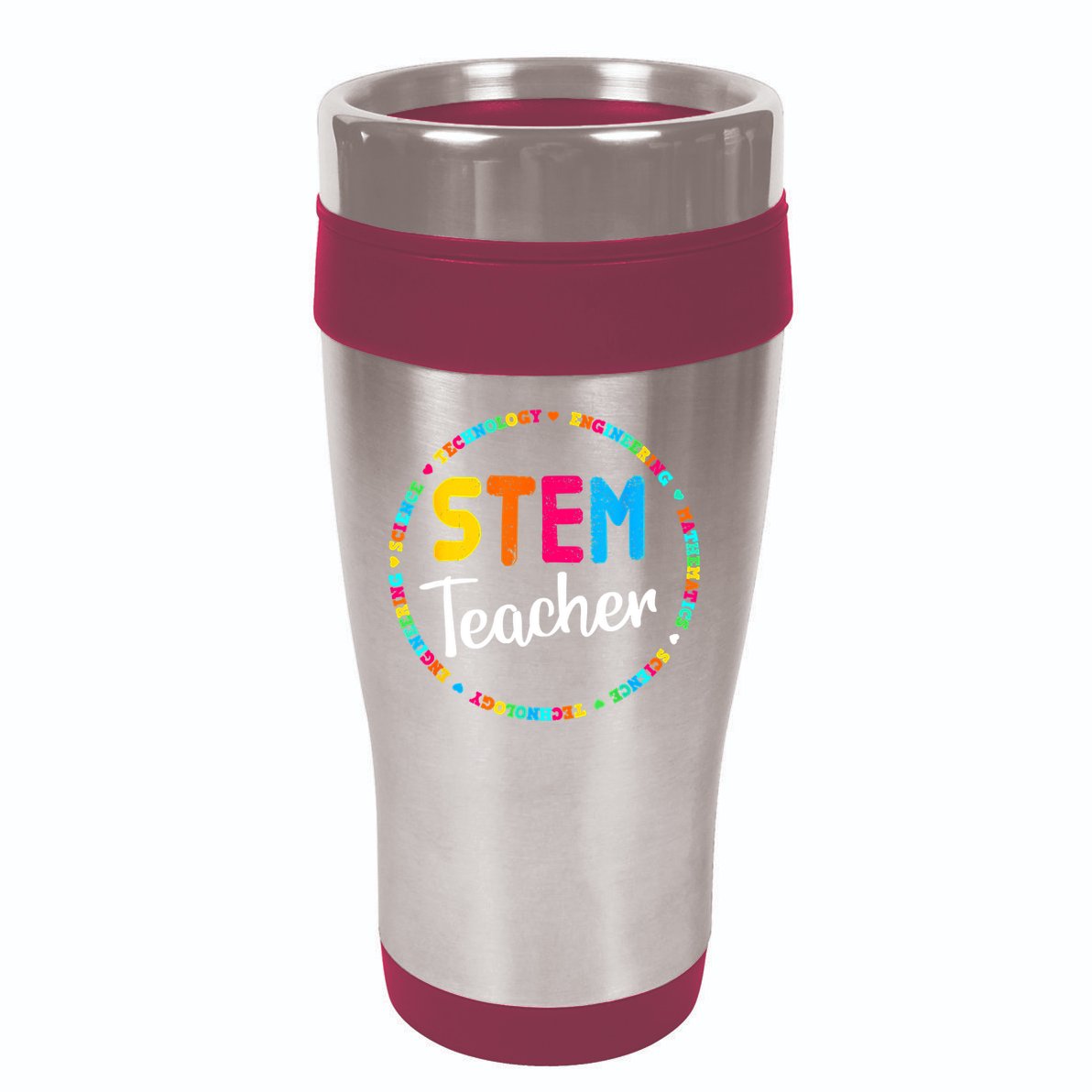 STEAM Back To School STEM Teacher 16oz Travel Tumbler