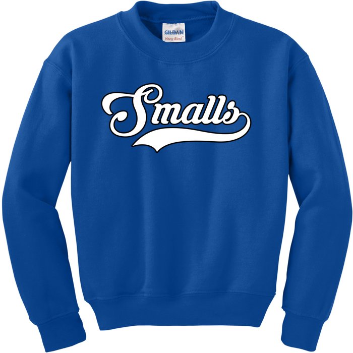 Smalls Baseball Team Funny Matching Meme Gift Kids Sweatshirt