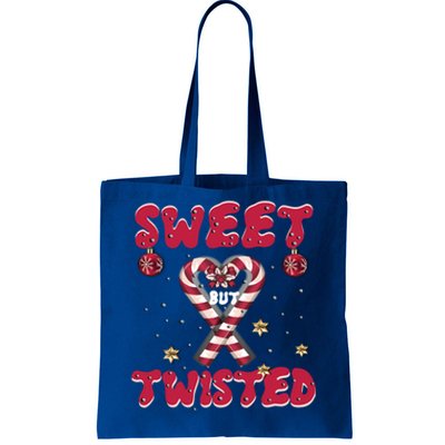 Sweet But Twisted Funny Christmas Quote For Girls Or Cool Gift Tote Bag