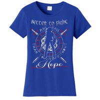 Shieldmaiden Better To Fight And Fall Lagertha Viking Gift Women's T-Shirt