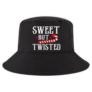 Sweet But Twisted Cool Candy Cane Christmas Tee Gift Cool Comfort Performance Bucket Hat