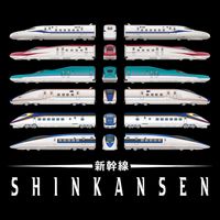 Shinkansen Bullet Train Six Pack Series Japanese Kanji Japan Premium Button