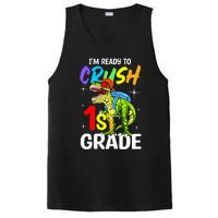 Student Back to School I'm Ready to Crush 1st Grade Dinosaur PosiCharge Competitor Tank