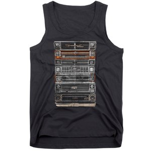 Square Body Truck An American Legend Classic Truck Slummed Tank Top