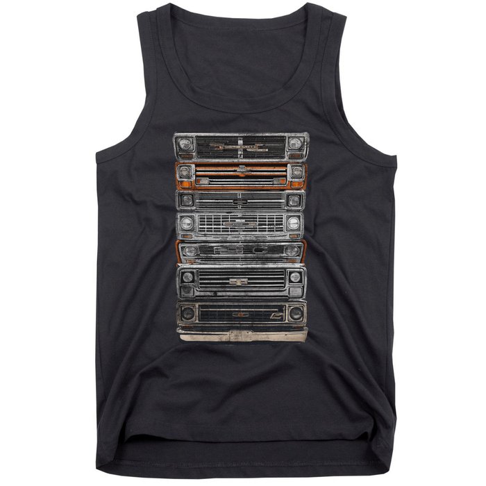 Square Body Truck An American Legend Classic Truck Slummed Tank Top