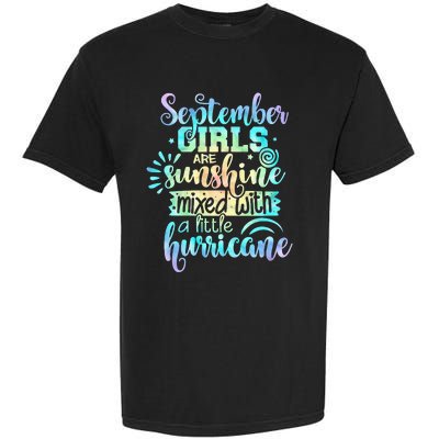 September Birthday Tie Die Garment-Dyed Heavyweight T-Shirt