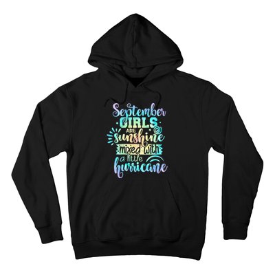 September Birthday Tie Die Hoodie