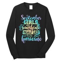 September Birthday Tie Die Long Sleeve Shirt