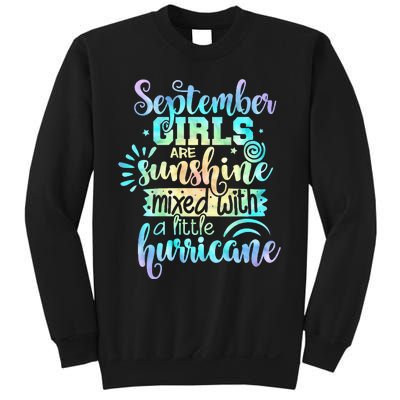 September Birthday Tie Die Sweatshirt