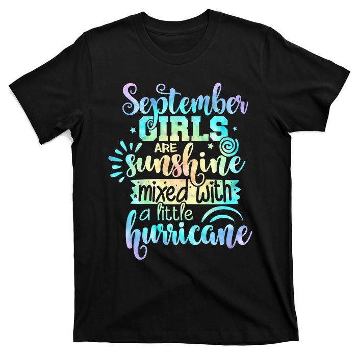 September Birthday Tie Die T-Shirt