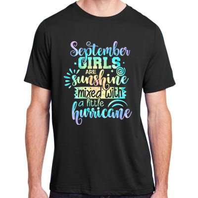 September Birthday Tie Die Adult ChromaSoft Performance T-Shirt