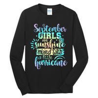 September Birthday Tie Die Tall Long Sleeve T-Shirt