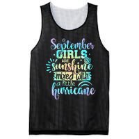 September Birthday Tie Die Mesh Reversible Basketball Jersey Tank