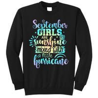 September Birthday Tie Die Tall Sweatshirt