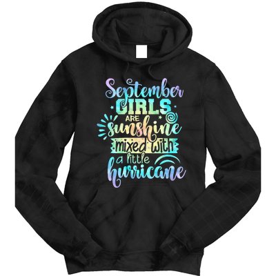 September Birthday Tie Die Tie Dye Hoodie