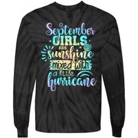 September Birthday Tie Die Tie-Dye Long Sleeve Shirt