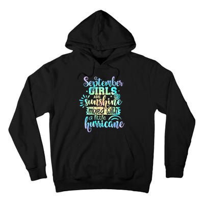 September Birthday Tie Die Tall Hoodie