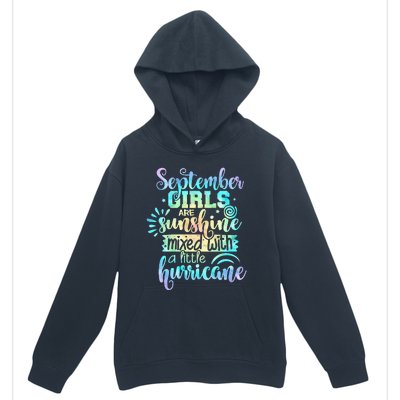 September Birthday Tie Die Urban Pullover Hoodie