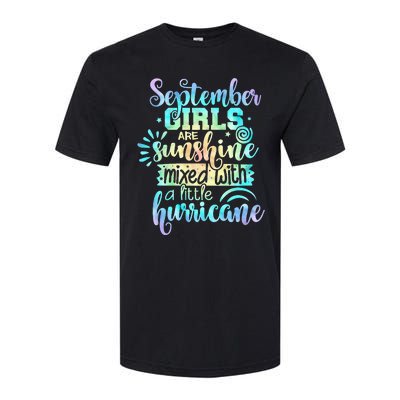 September Birthday Tie Die Softstyle CVC T-Shirt