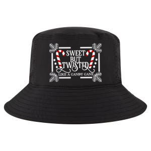 Sweet But Twisted Like A Candy Cane Funny Christmas Outfits Gift Cool Comfort Performance Bucket Hat