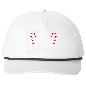 Sweet But Twisted Like A Candy Cane Funny Christmas Outfits Gift Snapback Five-Panel Rope Hat