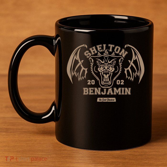 Shelton Benjamin The Gold Standard Est 2002 11oz C Handle Ceramic Mug