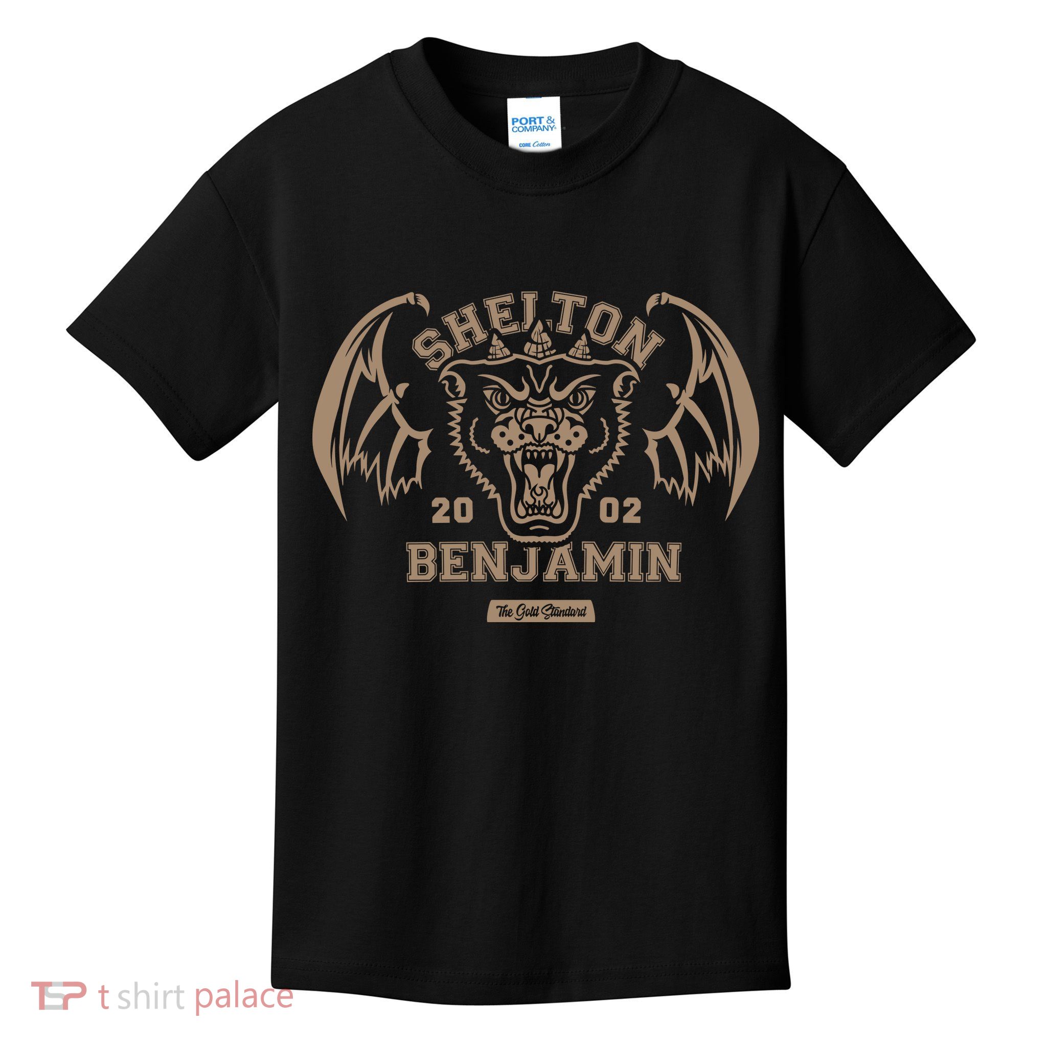 Shelton Benjamin The Gold Standard Est 2002 Kids T-Shirt