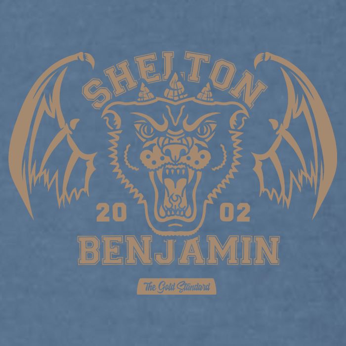 Shelton Benjamin The Gold Standard Est 2002 Garment-Dyed Sweatshirt