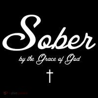 Sober By The Grace Of God Recovery Funny Christian Visor