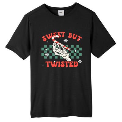 Sweet But Twisted Skeleton Hand Groovy Retro Christmas Xmas Gift Tall Fusion ChromaSoft Performance T-Shirt