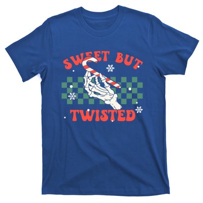 Sweet But Twisted Skeleton Hand Groovy Retro Christmas Xmas Gift T-Shirt