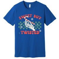 Sweet But Twisted Skeleton Hand Groovy Retro Christmas Xmas Gift Premium T-Shirt