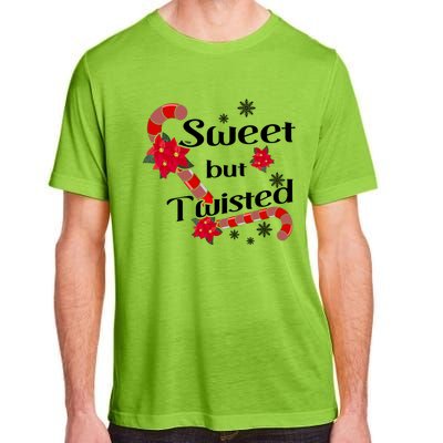 Sweet But Twisted Candy Cane Stocking Stuffer Christmas Gift Adult ChromaSoft Performance T-Shirt