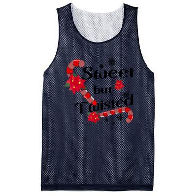 Sweet But Twisted Candy Cane Stocking Stuffer Christmas Gift Mesh Reversible Basketball Jersey Tank