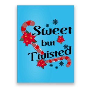 Sweet But Twisted Candy Cane Stocking Stuffer Christmas Gift Poster