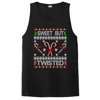 Sweet But Twisted Ugly Christmas Candy Cane Gift PosiCharge Competitor Tank