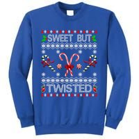 Sweet But Twisted Ugly Christmas Candy Cane Gift Sweatshirt