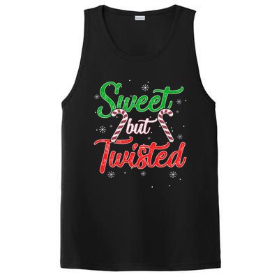 Sweet But Twisted Funny Candy Cane Christmas Meaningful Gift PosiCharge Competitor Tank