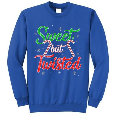 Sweet But Twisted Funny Candy Cane Christmas Meaningful Gift Sweatshirt