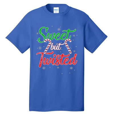 Sweet But Twisted Funny Candy Cane Christmas Meaningful Gift Tall T-Shirt