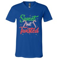 Sweet But Twisted Funny Candy Cane Christmas Meaningful Gift V-Neck T-Shirt