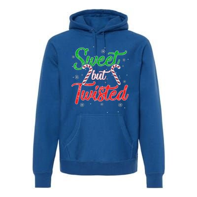 Sweet But Twisted Funny Candy Cane Christmas Meaningful Gift Premium Hoodie