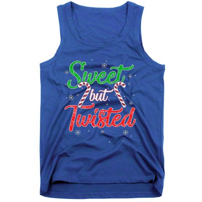 Sweet But Twisted Funny Candy Cane Christmas Meaningful Gift Tank Top